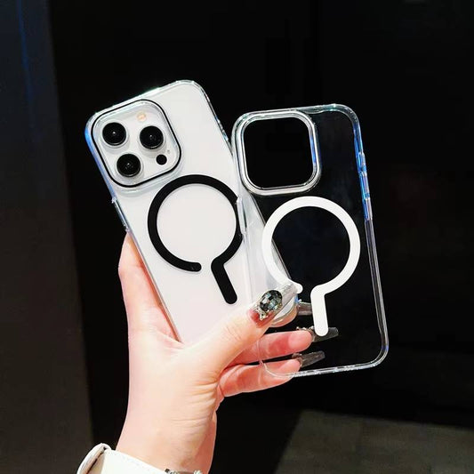Crystal Clear Magnetic Hard Shell Case - iPhone