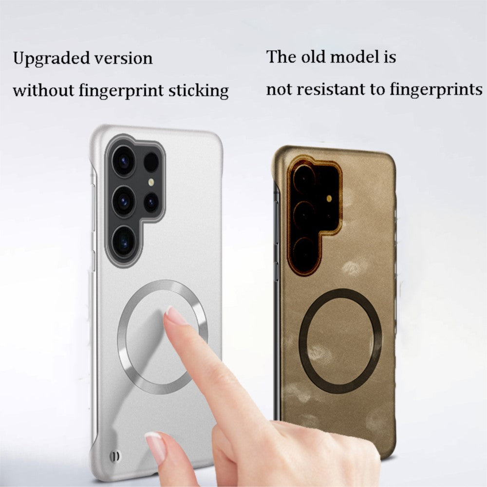 Frosted Frameless Metal MagSafe Case - Samsung