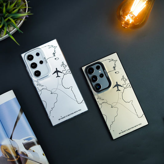 Travel Inspired Airplane Route Design Case - Samsung