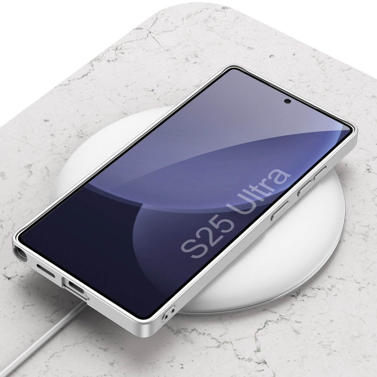 Galaxy S25 Series Magnetic Hinge Case with Pen Holder and Wrist Strap