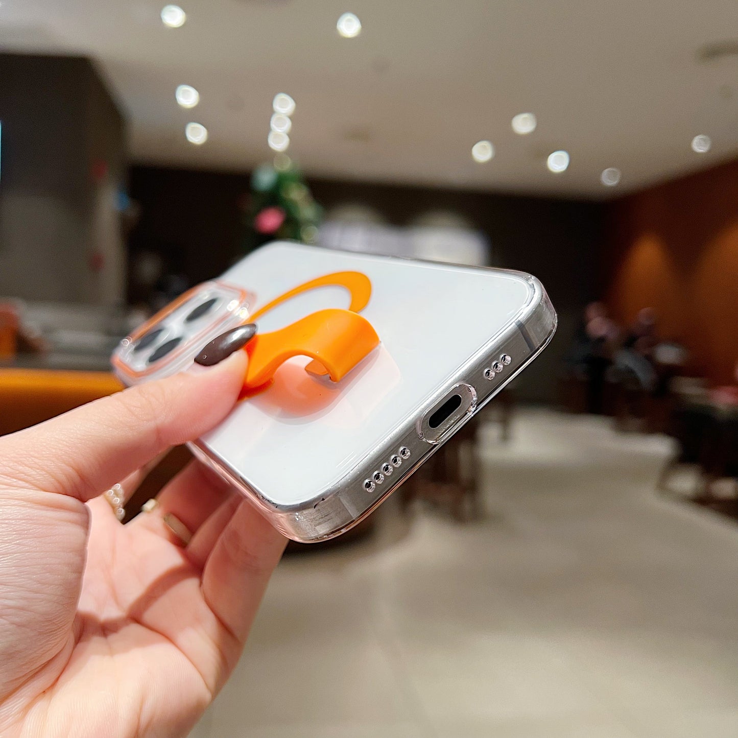 Crystal Magnetic Grip Strap Magsafe Case - iPhone