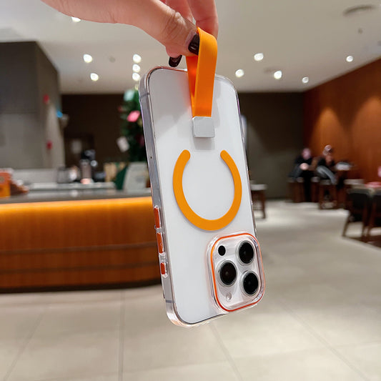 Crystal Magnetic Grip Strap Magsafe Case - iPhone