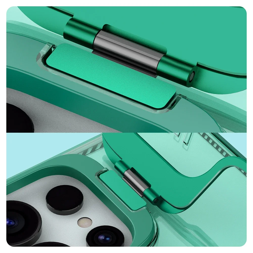 Galaxy S25 Ultra Nillkin Iceblade Magnetic Camera Hollow Stand Case