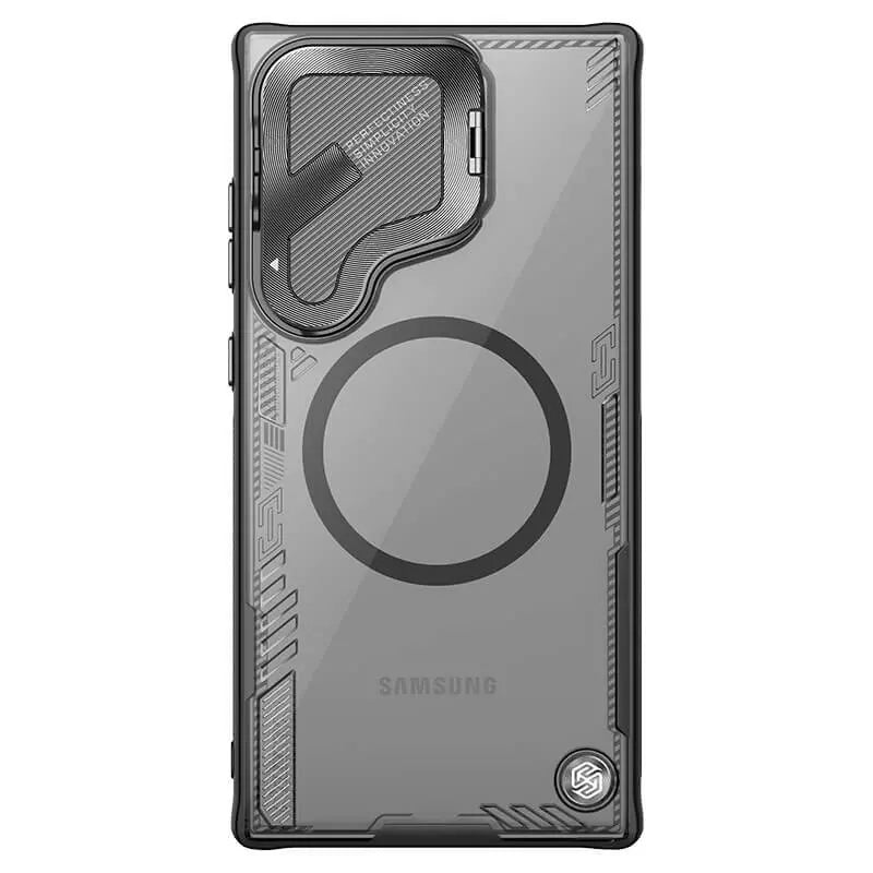 Galaxy S25 Ultra Nillkin Iceblade Magnetic Camera Hollow Stand Case