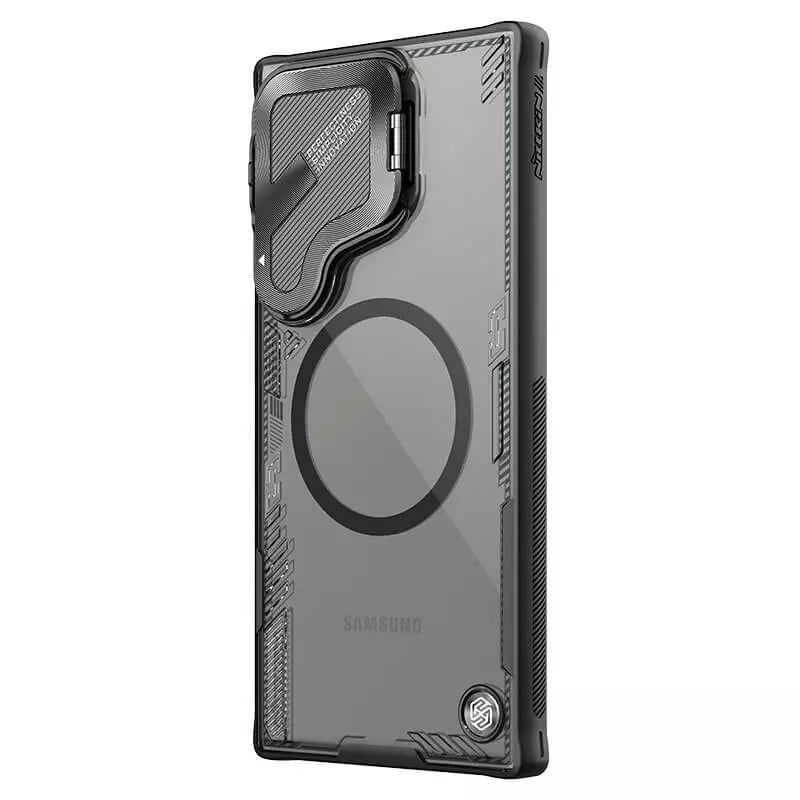 Galaxy S25 Ultra Nillkin Iceblade Magnetic Camera Hollow Stand Case