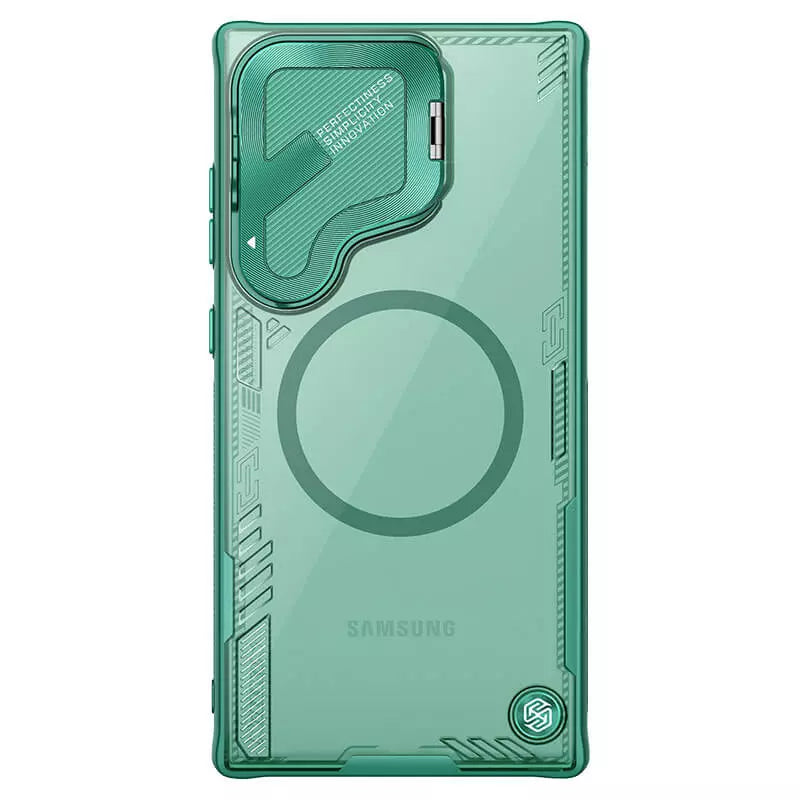 Galaxy S25 Ultra Nillkin Iceblade Magnetic Camera Hollow Stand Case