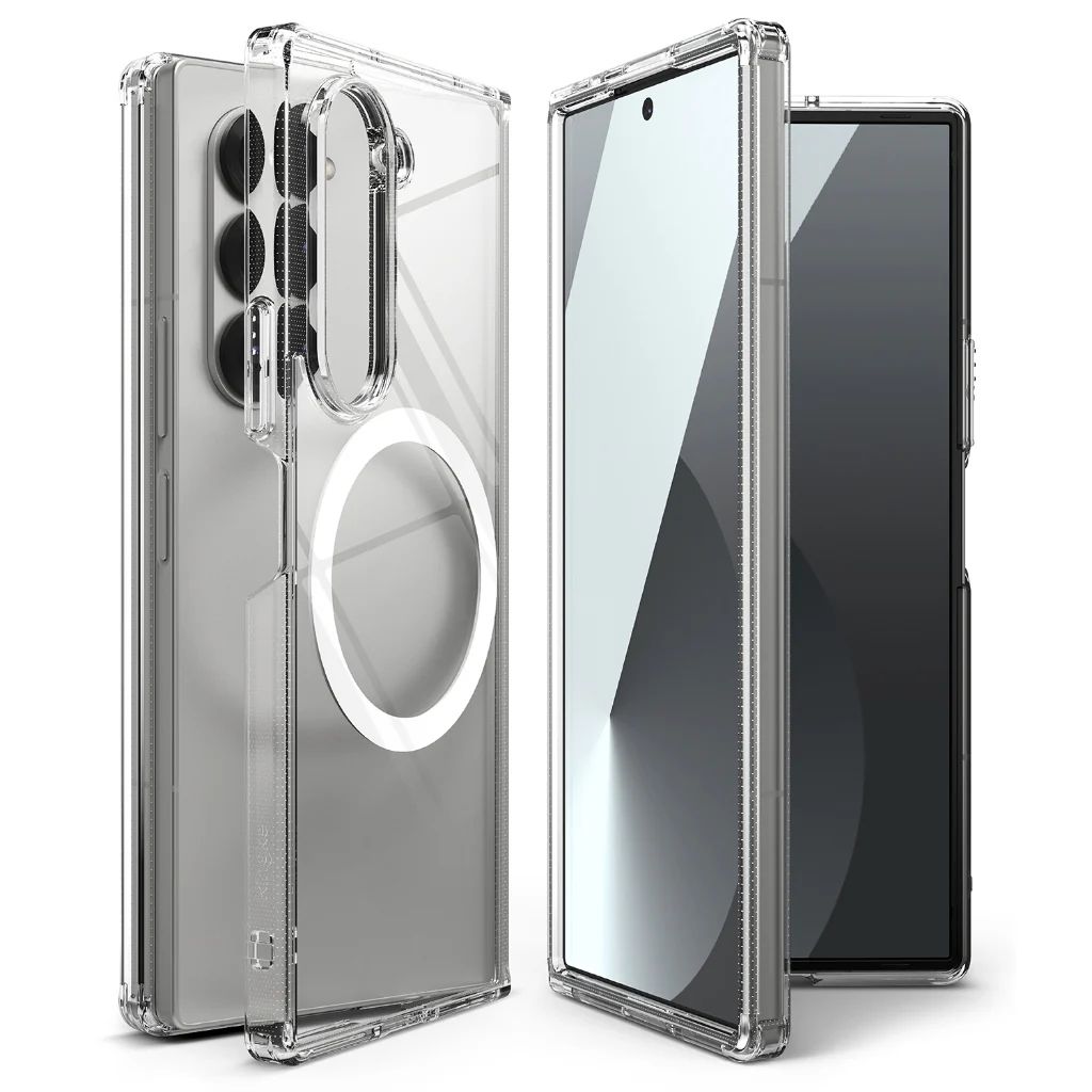 Galaxy Z Fold6 Anti-Knock TPU Transparent MagSafe Case