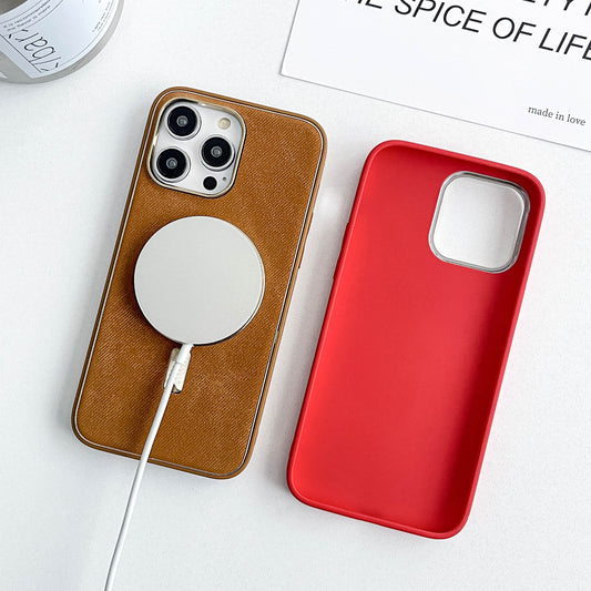 Lavish Denim Textured Bling MagSafe Case - iPhone