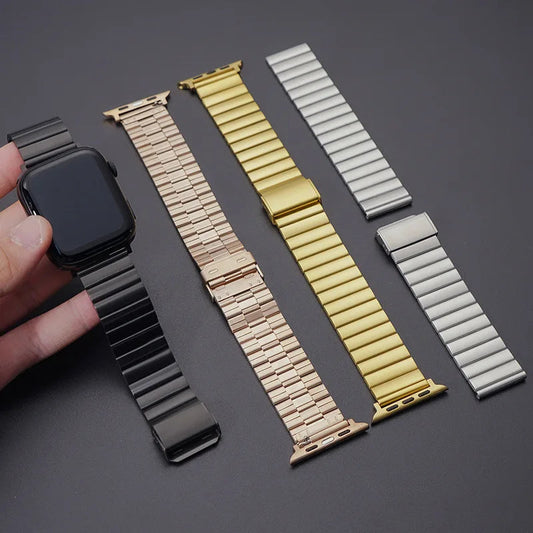 Sleek High-End Steel Strap for iWatch