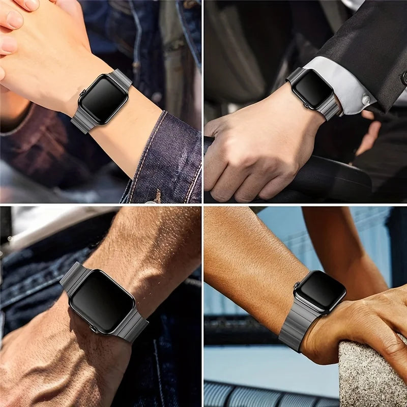 Sleek High-End Steel Strap for iWatch