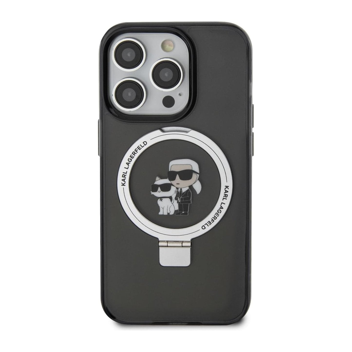 Sleek Matte Iconic Ring Bracket Case - iPhone