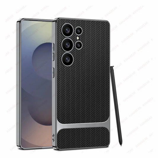 Electroplated Seat Pattern Armor Case - Samsung