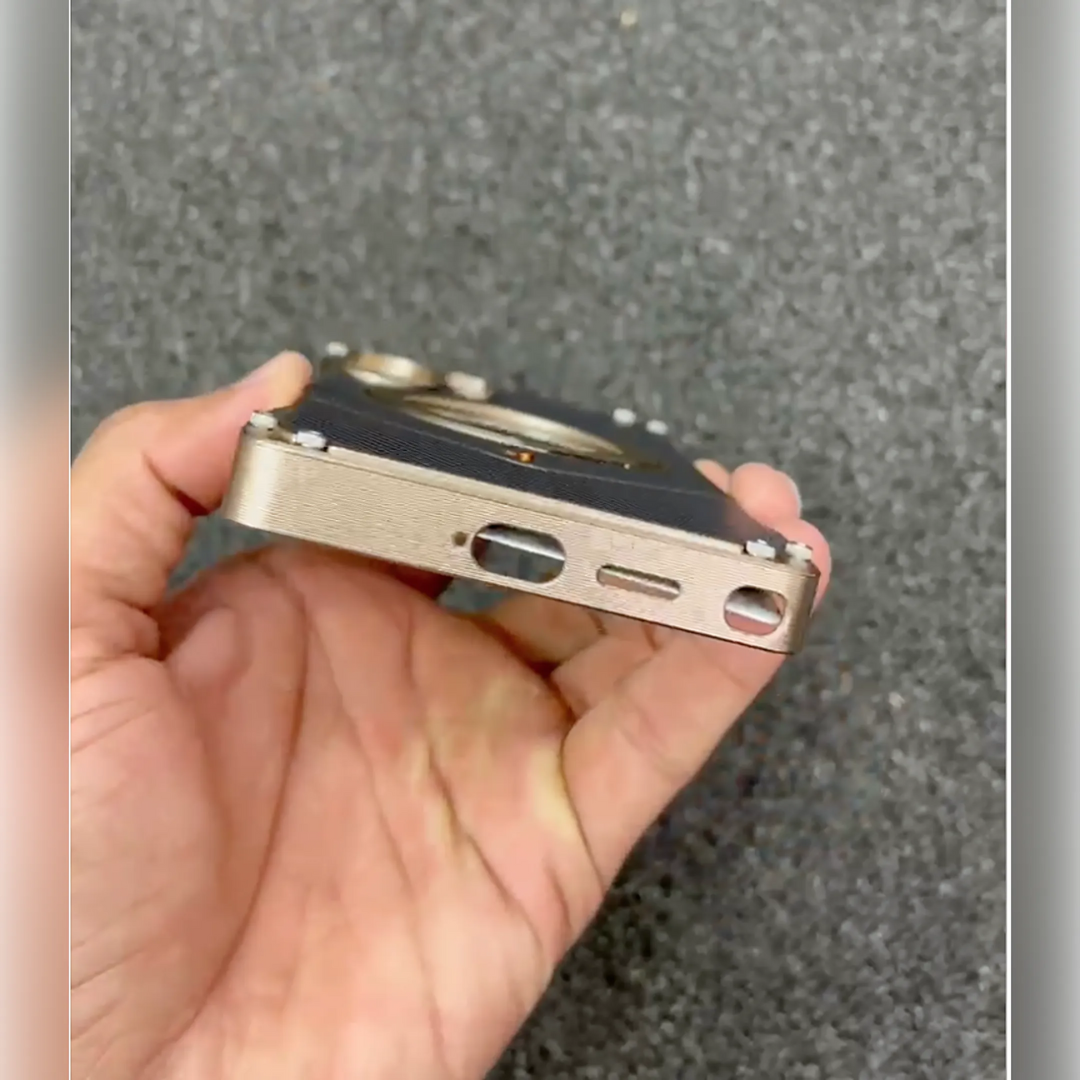 Galaxy S25 Ultra Electroplated Metal Ring Kickstand Case