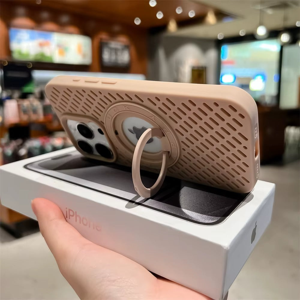 Stylish AirFlow Ring Stand Case - iPhone