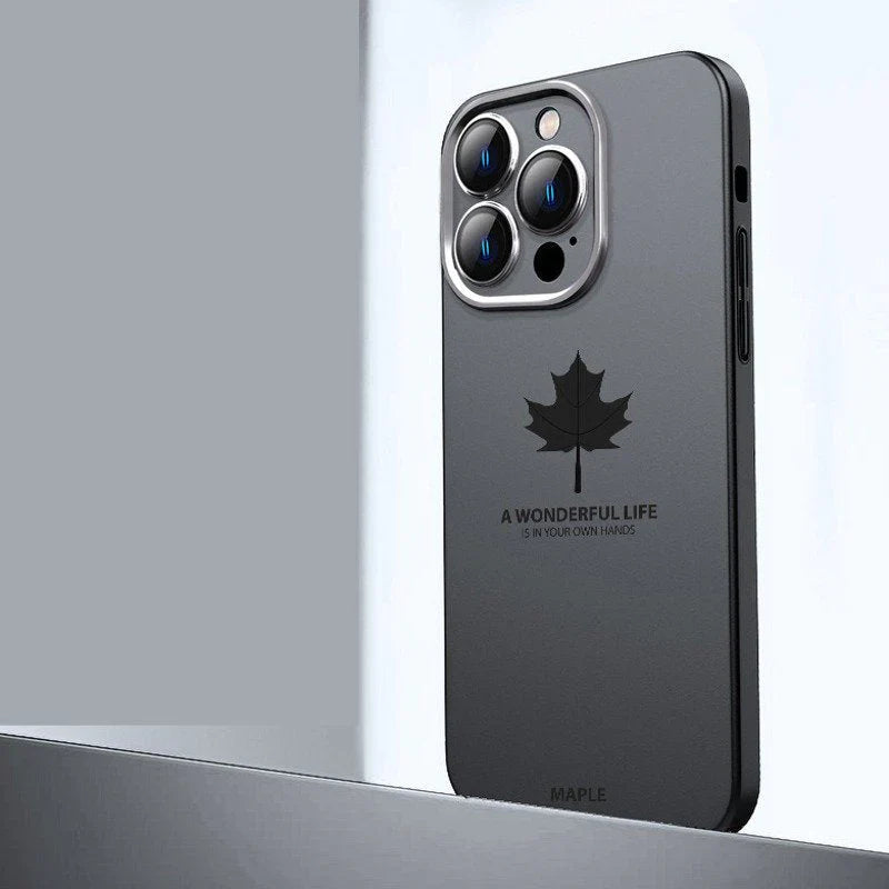 Matte Radiance Maple Leaf Case - iPhone
