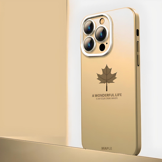 Matte Radiance Maple Leaf Case - iPhone