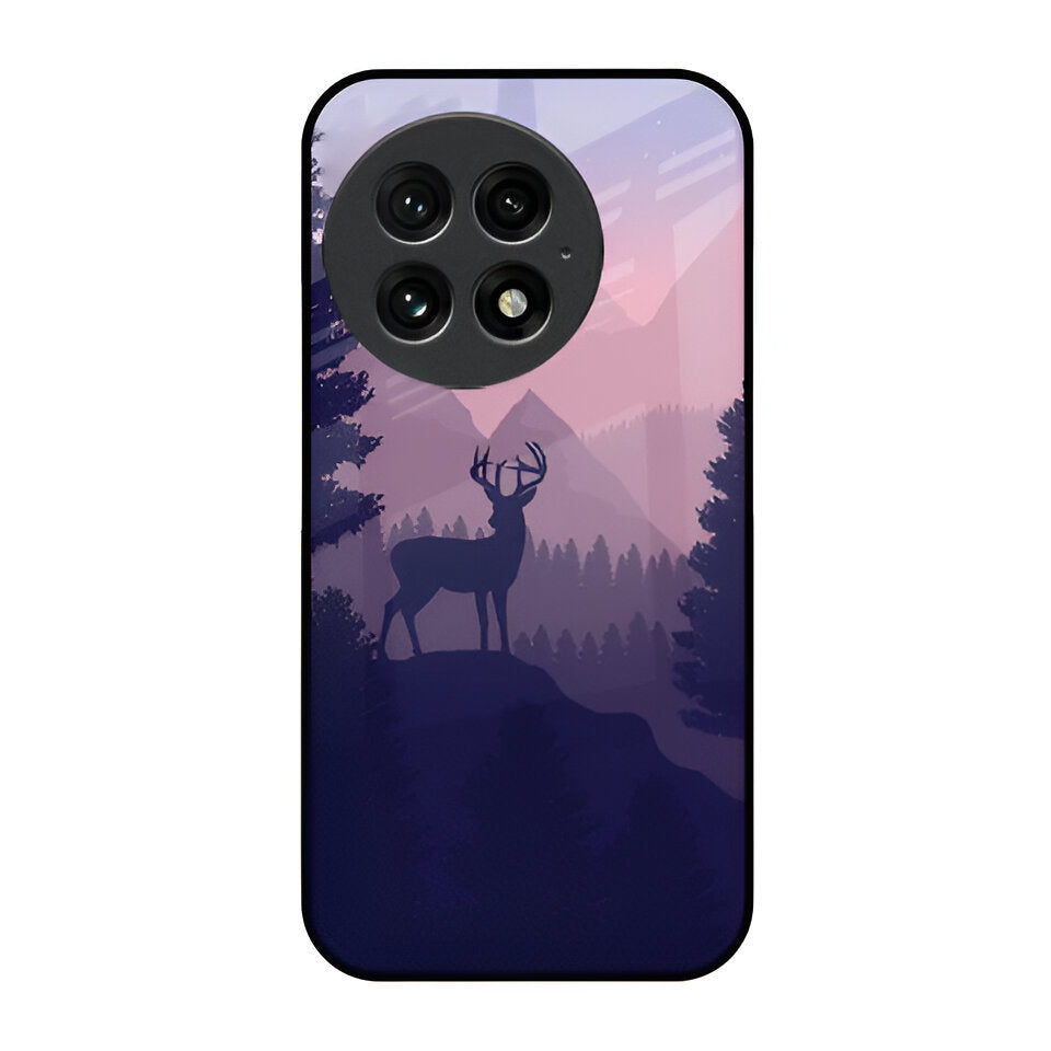 Purple Horizon Forest Glass Case - OnePlus