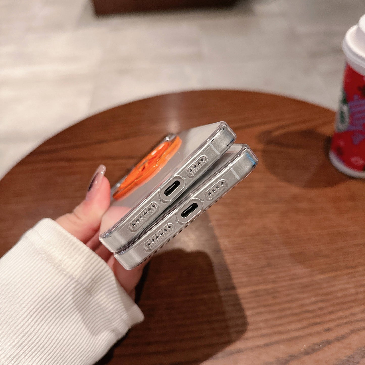 Stellar Clear Rotary MagSafe Stand Case - iPhone