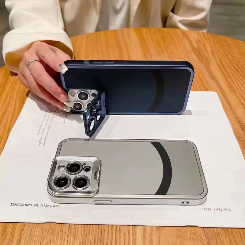 Innovative Snap-Lock Lens Stand Case - iPhone