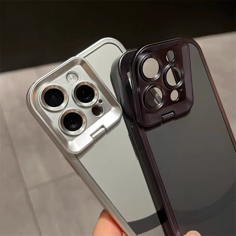 Innovative Snap-Lock Lens Stand Case - iPhone