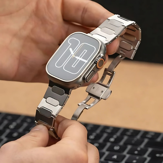 Sleek Metal Link Craft Strap for iWatch