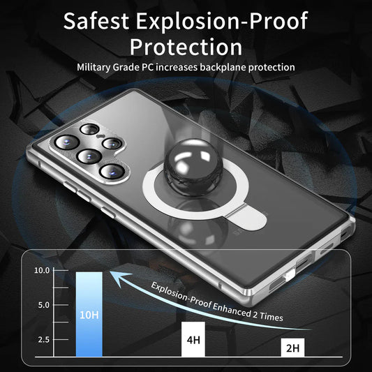 Halo Guard Magnetic Aluminum Frame Case - Samsung