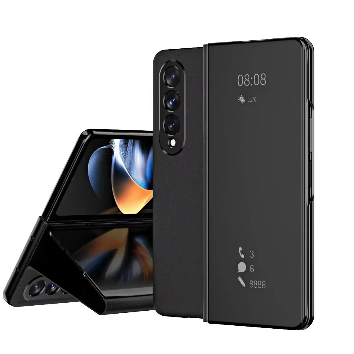 Futuristic Smart Window Flip Case - Samsung