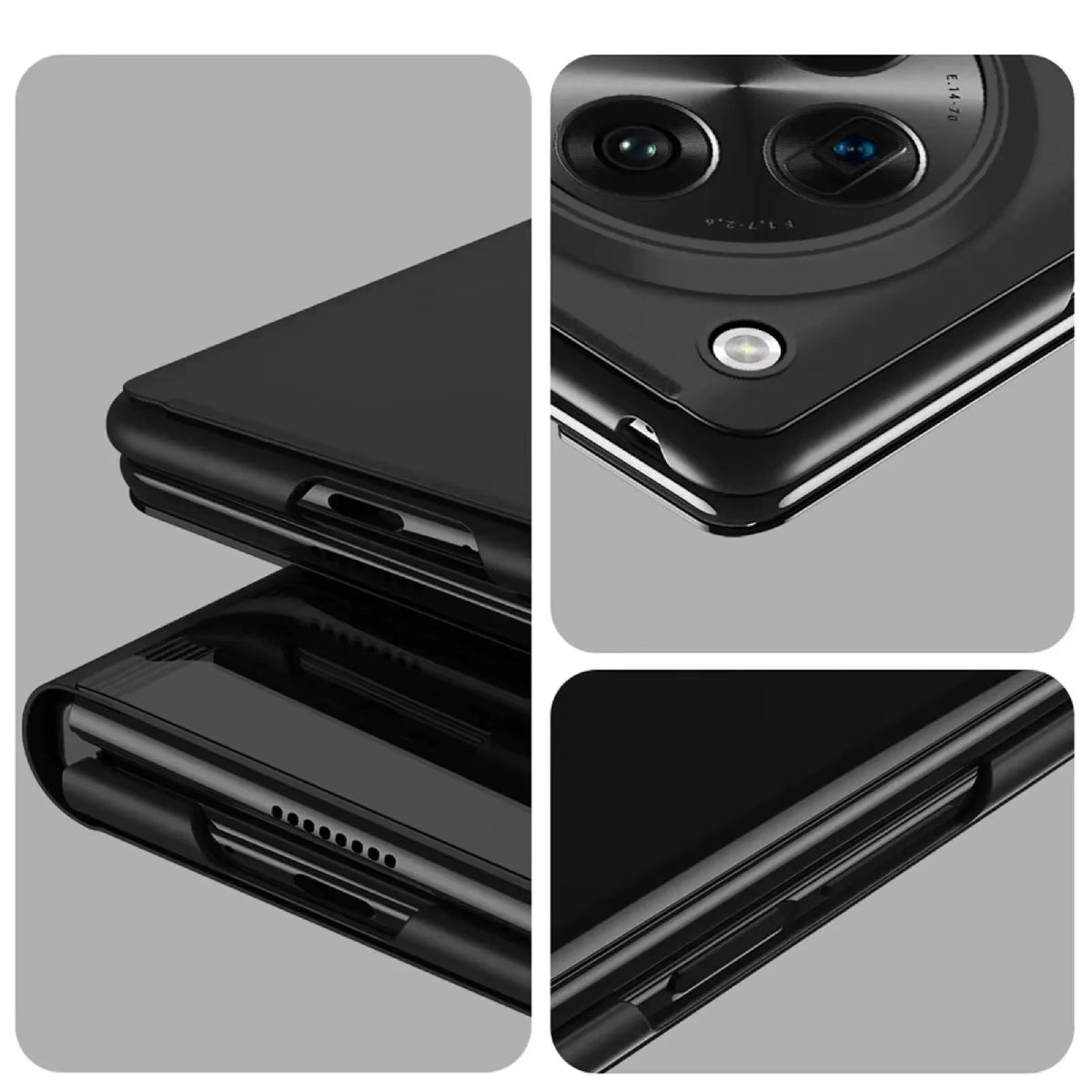 Futuristic Smart Window Flip Case - Samsung