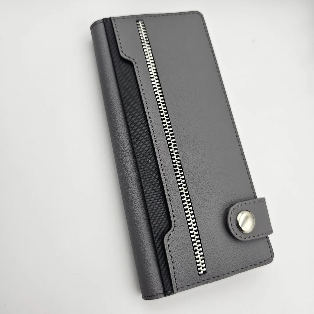 Galaxy Z Fold 6 Luxurious MagSafe Grip Wallet Case