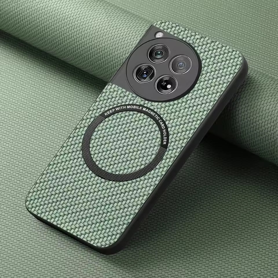 Luxury Woven Texture MagSafe Case - OnePlus