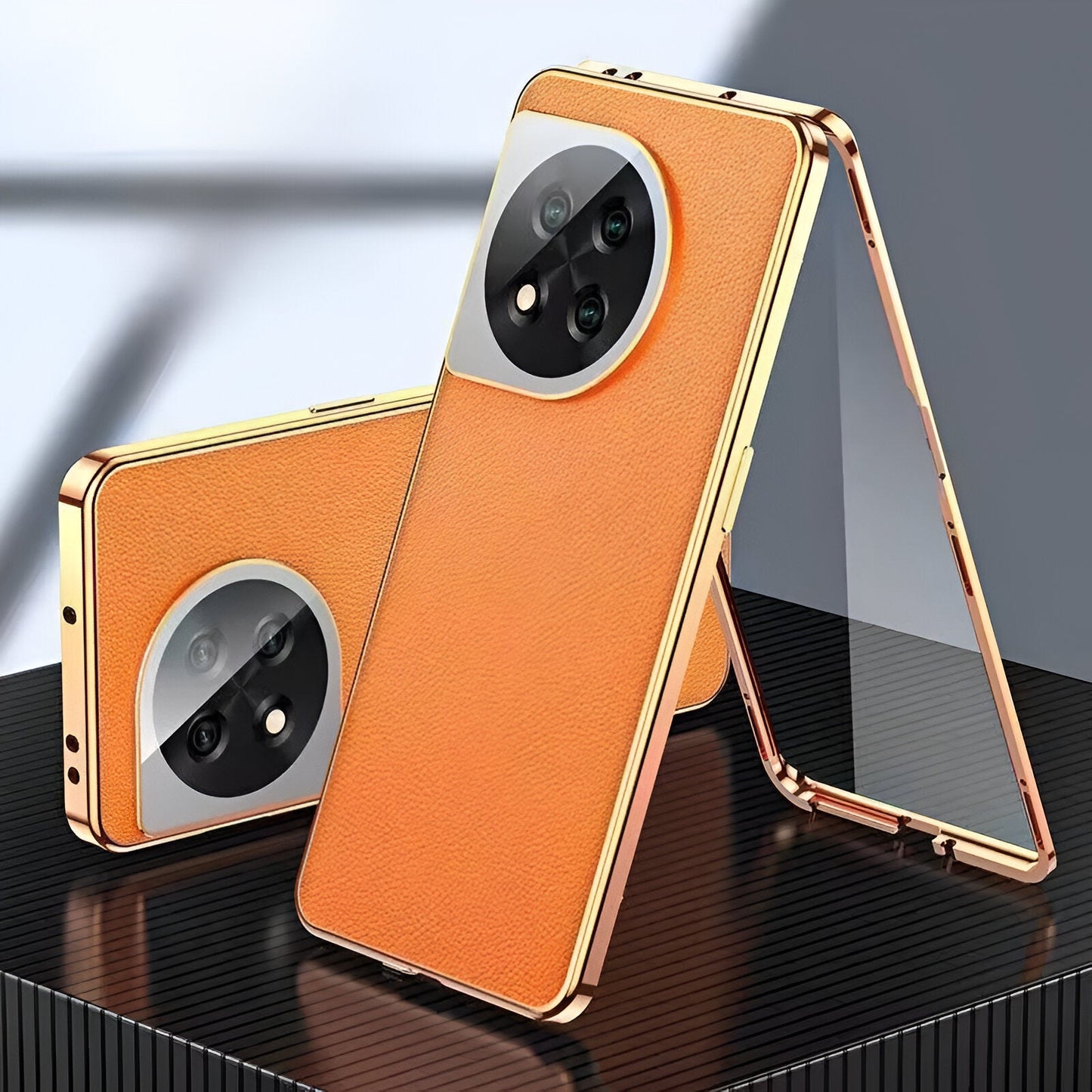 Premium Foldable Leather Case – OnePlus