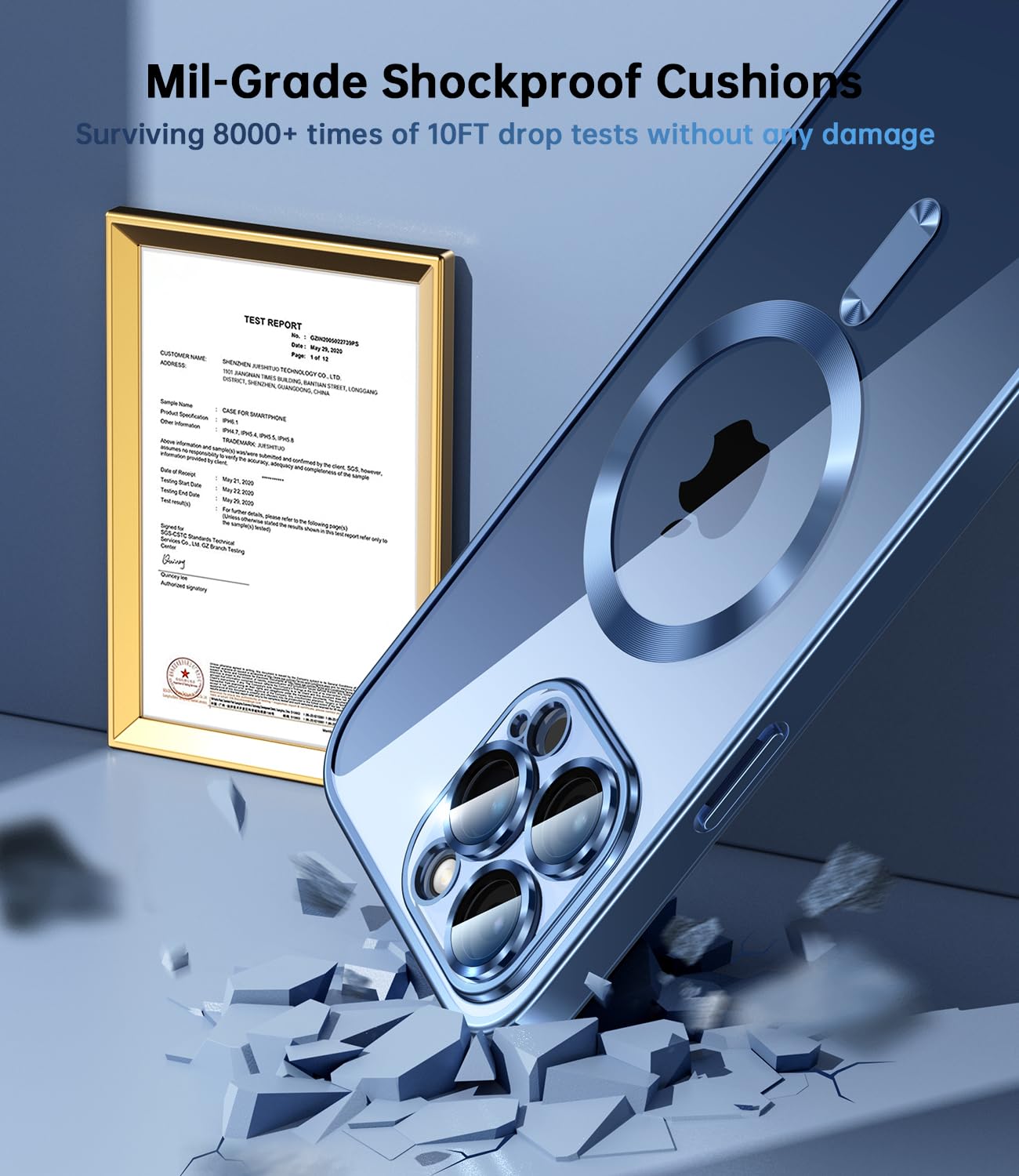 iPhone 16 Series Luxury MagSafe Plating Camera Protection Case