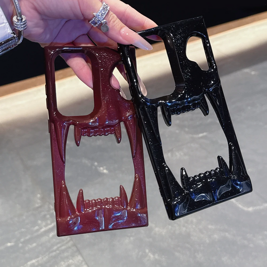 Ferocious Skull Fang Grip Case - Samsung