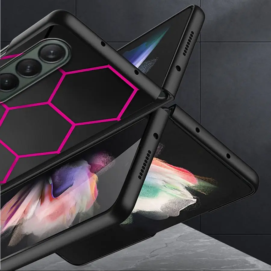 Galaxy Z Fold Series Honeycomb Shield Grip Case
