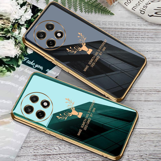 Golden Edge Deer Shield Case - OnePlus