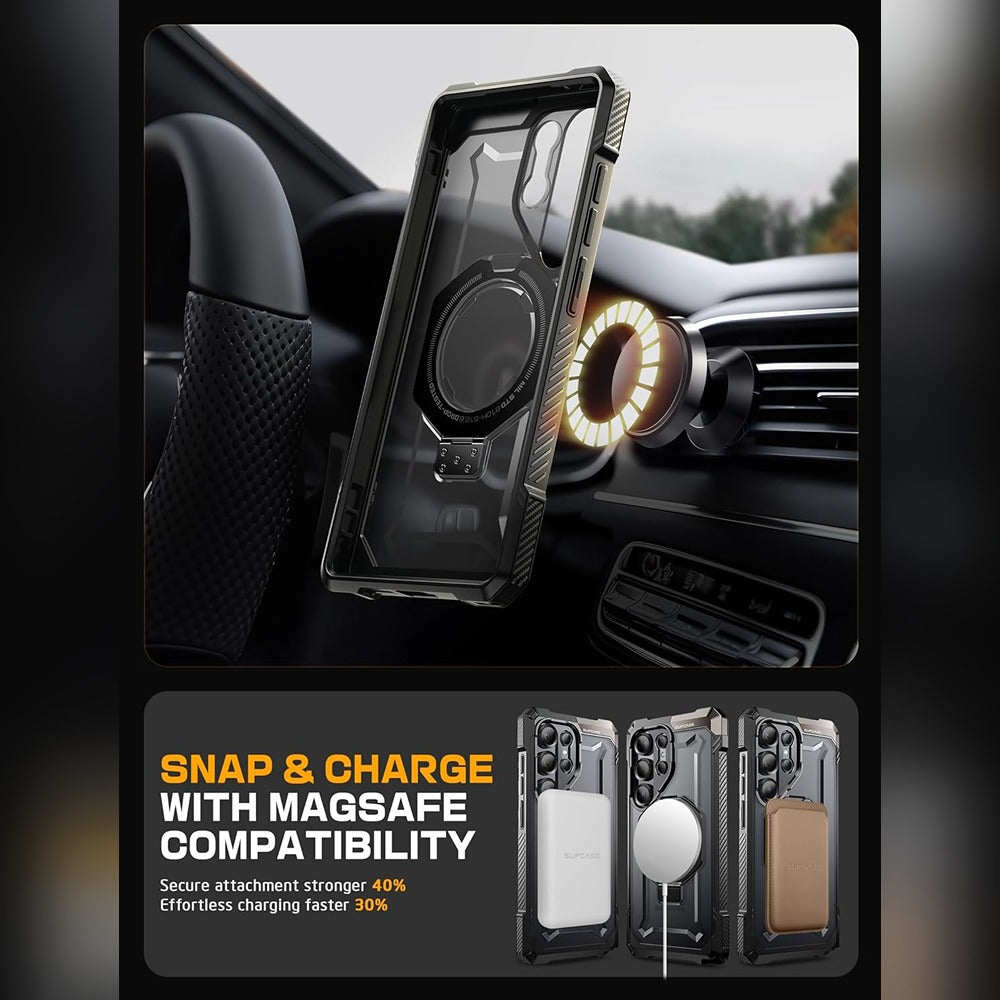 Defender Grip Magnetic Kickstand Case - Samsung