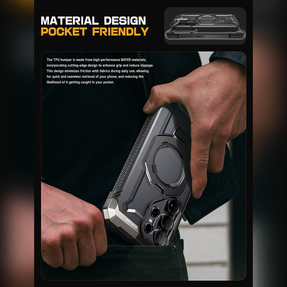 Defender Grip Magnetic Kickstand Case - Samsung