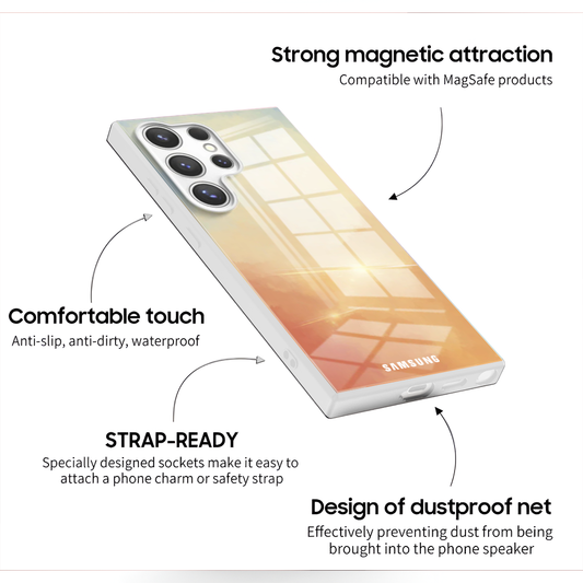 Radiant Sunlight Horizon Glass Case - Samsung