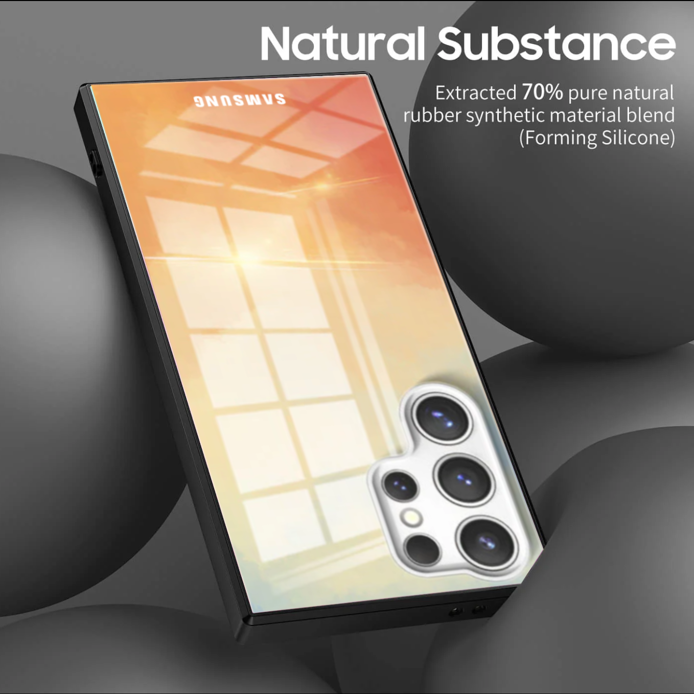 Radiant Sunlight Horizon Glass Case - Samsung