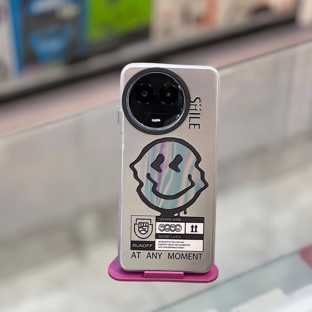 Glitchy Holographic Smiley Guard Case - OnePlus