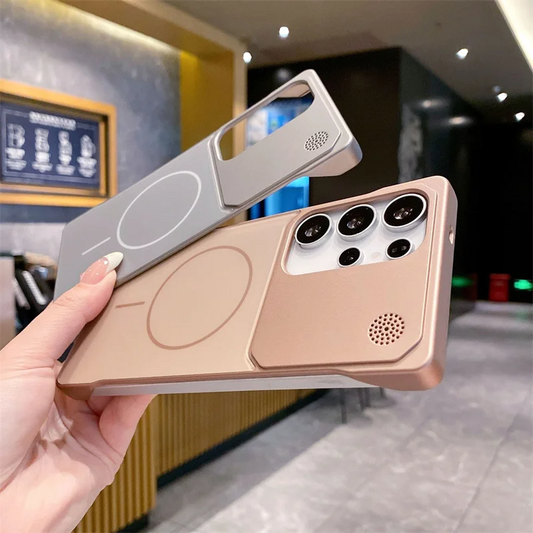 Frosted Aromatherapy Frameless Magnetic Case - Samsung