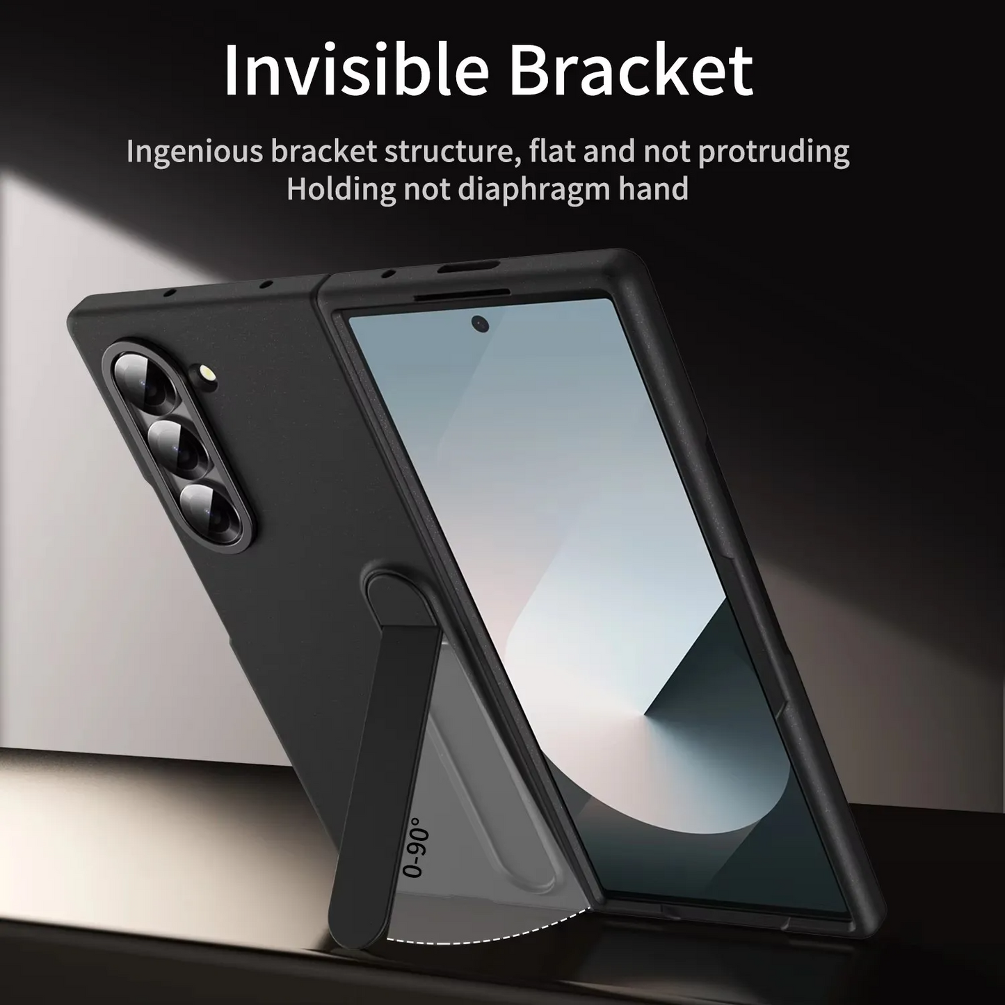 Galaxy Z Fold Series Slim Invisible Kickstand Foldable Case