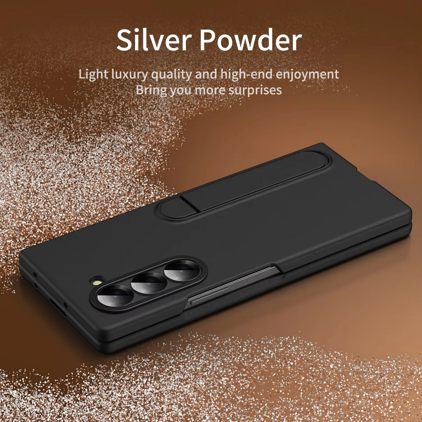Galaxy Z Fold Series Slim Invisible Kickstand Foldable Case