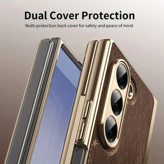 Galaxy Z Fold Series Heritage Leather Guard Case