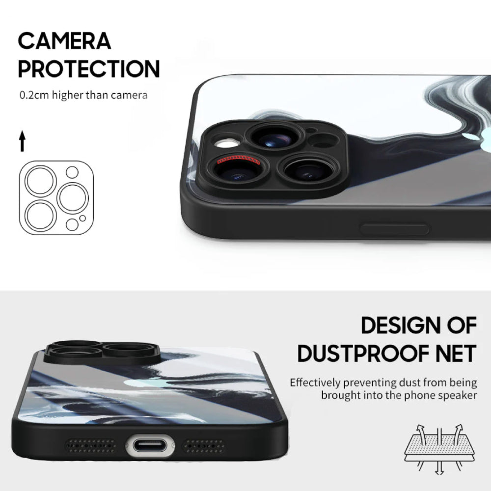 Phantom Glow Illusion MagSafe Glass Case - iPhone