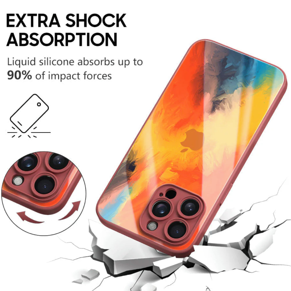 Phantom Glow Illusion MagSafe Glass Case - iPhone