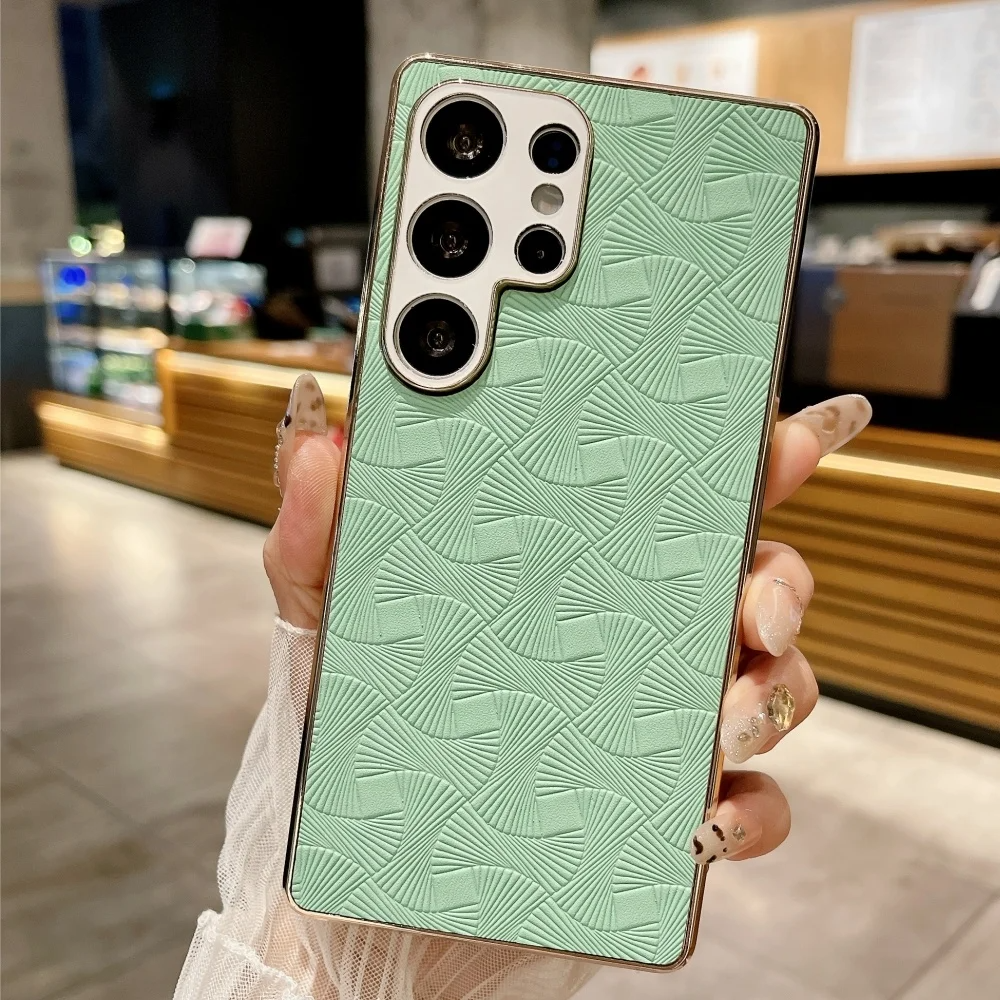 Opulent Texture Leather Protection Case - Samsung