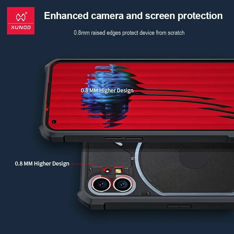 Reinforced Edge Clear Shield Case - Nothing