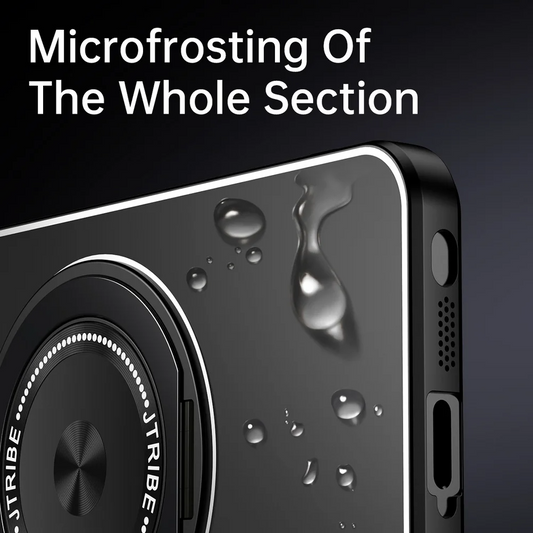 Chic Metal Back Plate Kickstand Case - Samsung