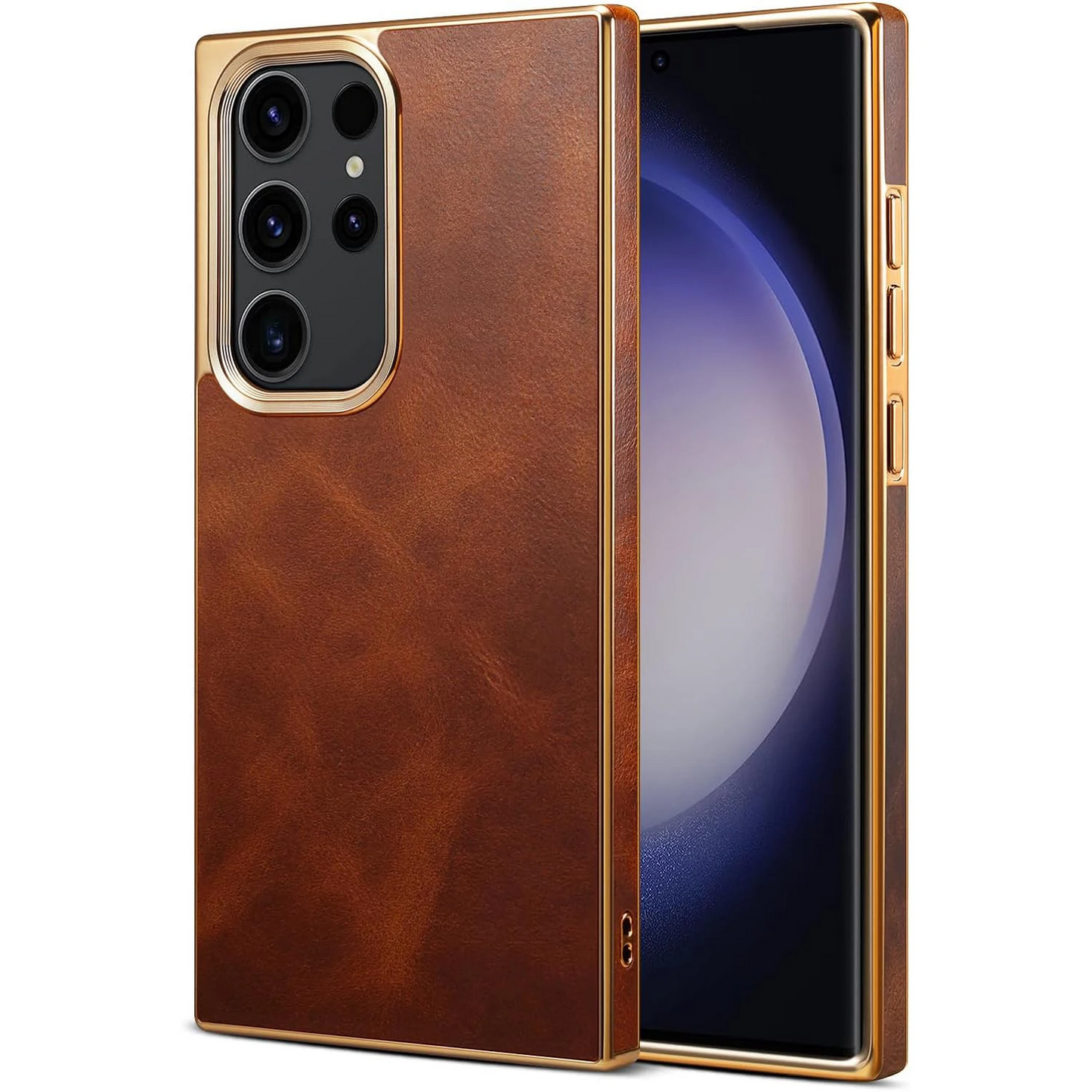 Luxurious Oil-Tanned Leather Case - Samsung